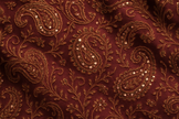 Deep Maroon Silk Blend Kurti with Paisley Embroidery